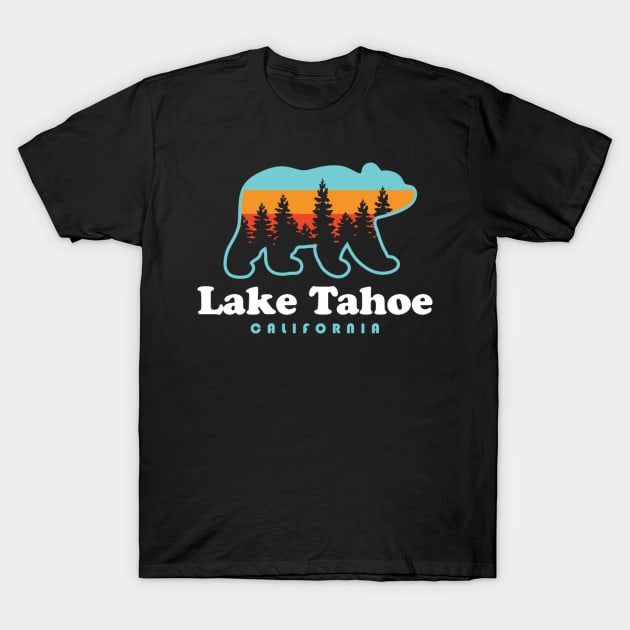 Lake Tahoe California Bear Lake Tahoe T-Shirt by SnugFarm